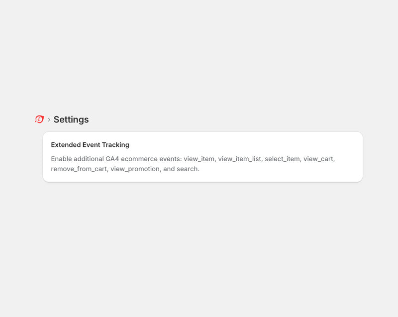 Step 4 — Extended Event Tracking