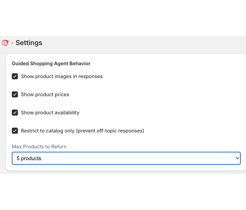 Step 4 — Settings Behavior