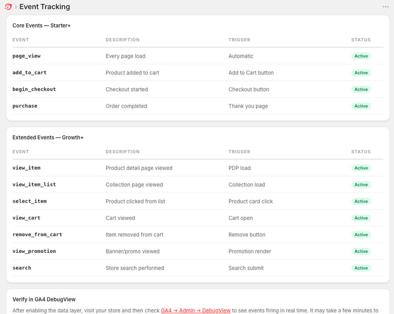 Step 6 — Event Tracking