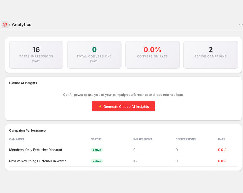 Step 8 — Analytics