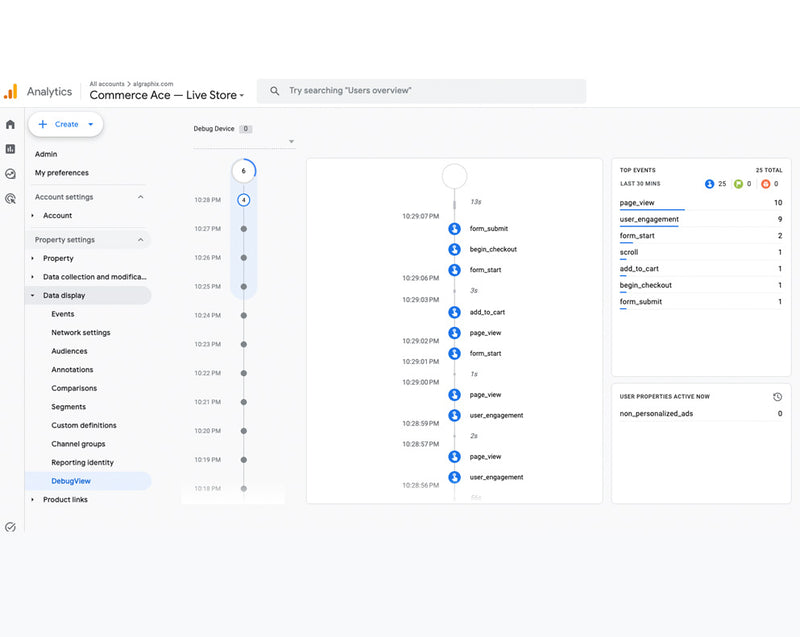 Step 9 — Verify in GA4 DebugView
