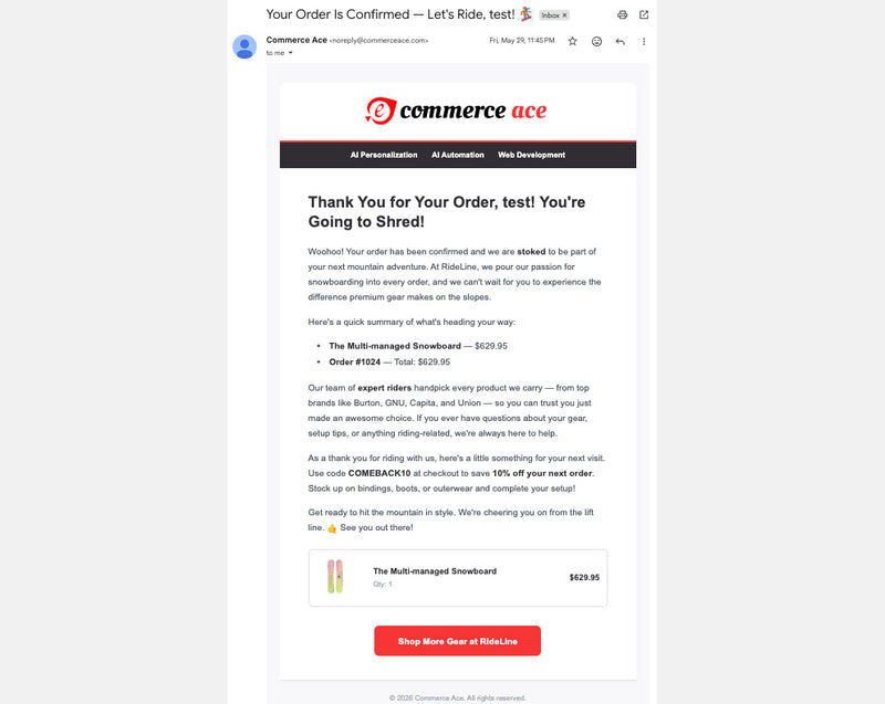 Step 10 — What Customers See