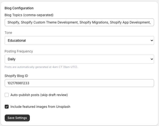 Step 3 — Configure brand voice