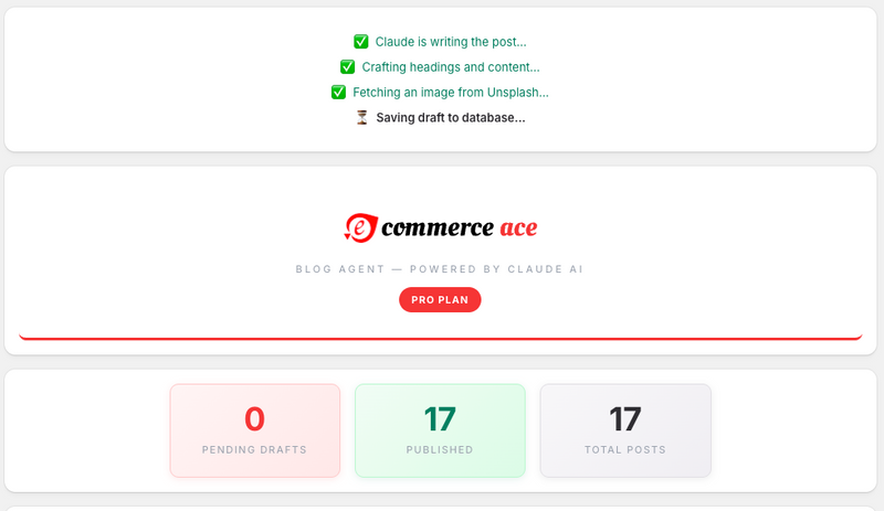 Step 4 — Generate your first post