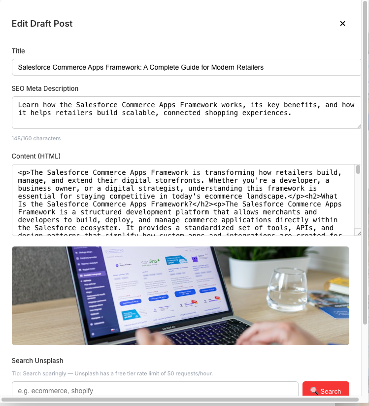 Step 5 — Review and publish