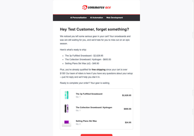 automated emails written by ai