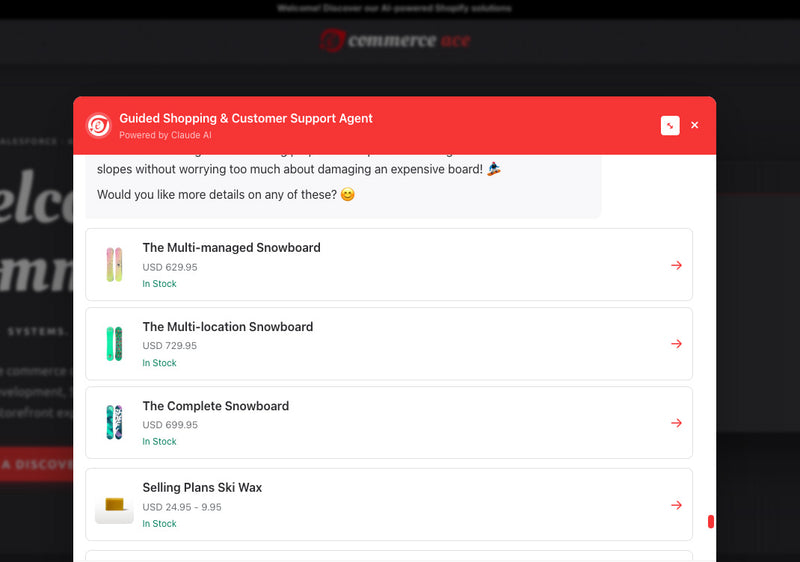 an ai shopping assistant for your store