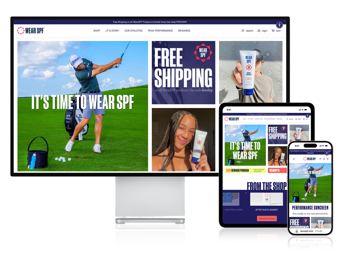 WearSPF.com - Custom Shopify Build