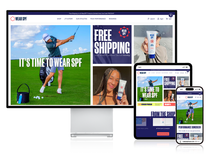 WearSPF.com — Custom Shopify Build