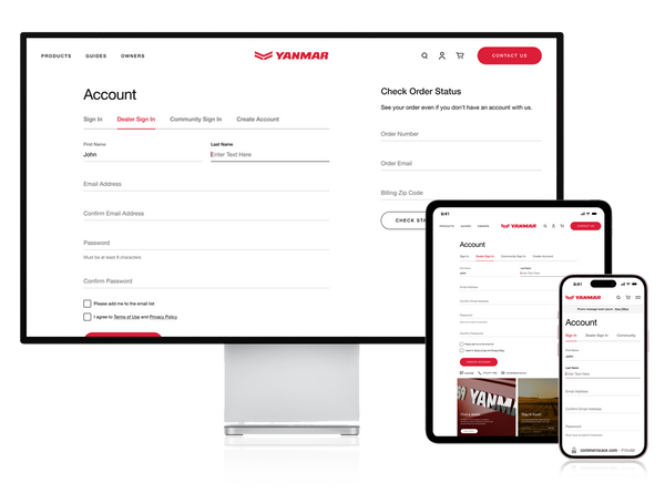 Yanmar — Unified Login Experience